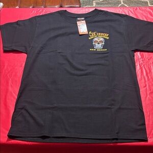 Harley-Davidson Black Tee with Sugar Skull Graphics